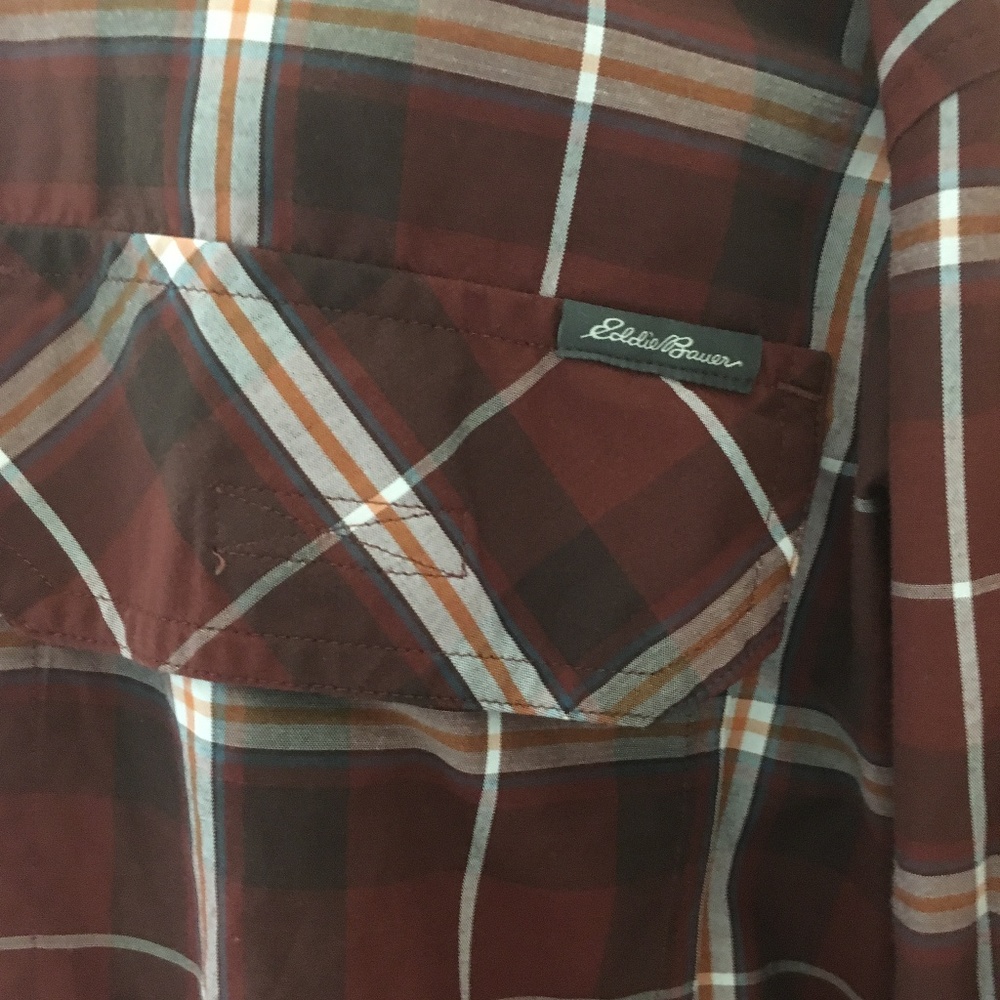 Eddie Bauer Sz 2XL Outdoor Fishing Shirt Men - Picture 4 of 7